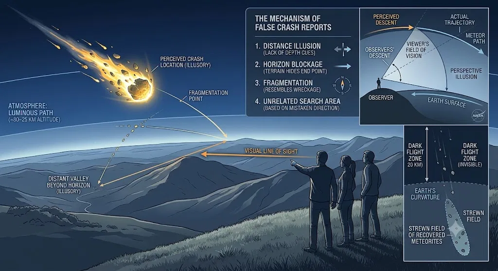Overview image for Why Fireballs Can Look Like UFO Crashes
