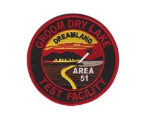 Listing image for Dreamland Space Alien UFO Research USAF Area 51 Groom Dry Lake Test Patch New