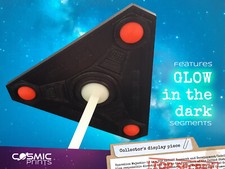 Listing image for UFO Model – Belgium Wave 1989 Triangular UAP Craft | Sci-Fi Display