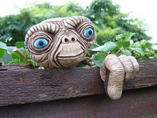 Listing image for Garden Ornaments Outdoor Decor Unique Statue Sculpture Patio ET Alien
