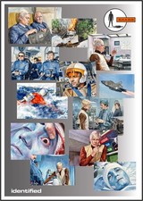Listing image for UFO SHADO Watercolour A3 Episode Montage Poster Personalised