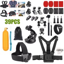Listing image for 39PCS GoPro Accessorie Action Camera Accessory Bundle Chest Strap Head Mount Kit