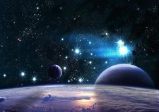 Listing image for Space Planets Stars Solar System Giant Poster Print - A5 A4 A3 A2 A1 A0 Sizes