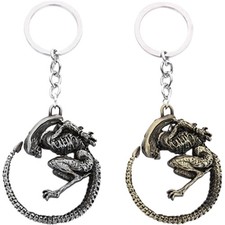 Listing image for Alien Xenomorph Metal Keychain Backpack Hanger Clip Accessory Collectible Gift