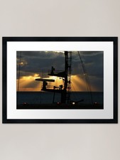 Listing image for UFO Radar Check Framed Art Print Framed Wall Art Poster Canvas Print Picture
