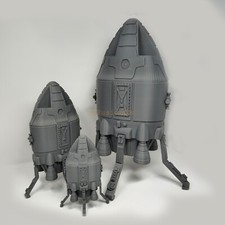 Listing image for Space 1999 Ultra Probe Command Module - 3D Printed, Scaled 1/48 1/96 Collectible