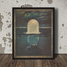 Listing image for Vintage UFO TIC TAC Disclosure Wall Art, Sci-fi Nautical Poster, UAP Navy Decor