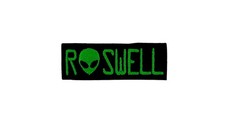 Listing image for Alien Roswell UFO Iron-On Or Sew-On Embroidered Patch