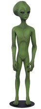 Listing image for 122CM LARGE ROSWELL ALIEN GREEN FINISH UFO EXTRATERRESTRIAL FIGURINE OUTER SPACE