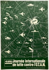 Listing image for Original Vintage Poster COLD WAR - ARMY - DAY OF STRUGGLE AGAINST NATO - 1980s