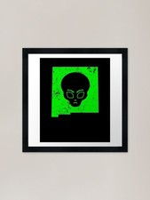 Listing image for UFO Roswell Alien New Mexico Guide Framed Wall Art Poster Canvas Print Picture