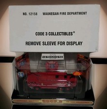 Listing image for Code 3 collectible Waukegan Fire Dept. Oshkosh ARFF Unit Crash Truck - #12158