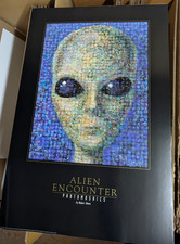 Listing image for Alien Encounter Photomosaic Robert Silvers Poster 24x36 1998