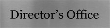 Listing image for Business Office Door Wall Sign Metal Plaque Aluminium
